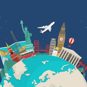 Flat world tourism day
